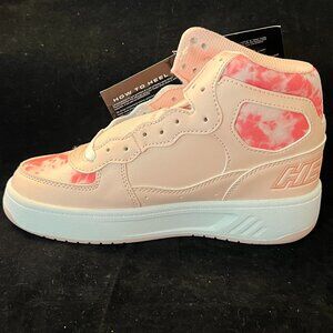 Heelys Rezerve EX Hightop wheeled-shoes Pink/Bisque NIB Y 4 W 5
